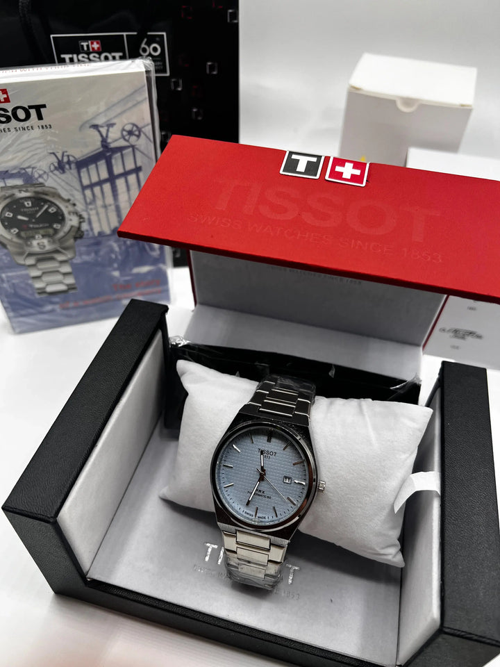Tissot PRX Light Blue Dial AL Jannat Gift Center