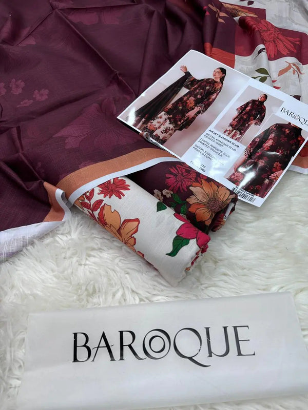 AIRJET KHADDAR DIGITAL PRINT VOLUME 3Pc