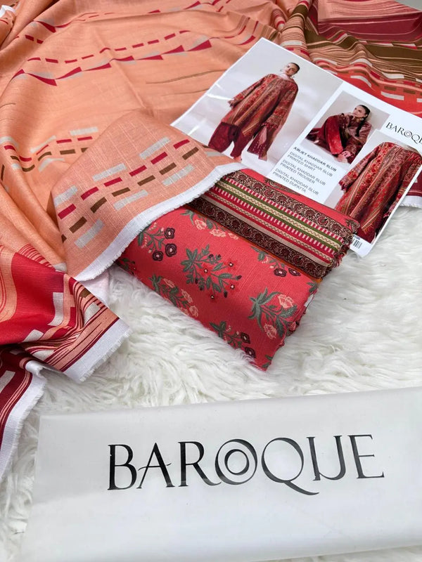 AIRJET KHADDAR DIGITAL PRINT VOLUME 3Pc