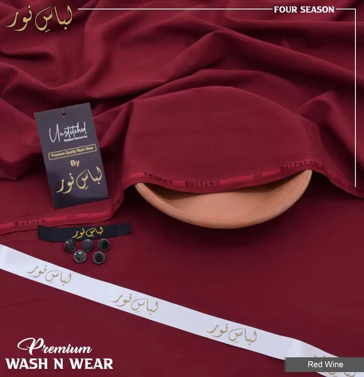 Libas Noor Gents Red Wine Colour AL Jannat Gift Center